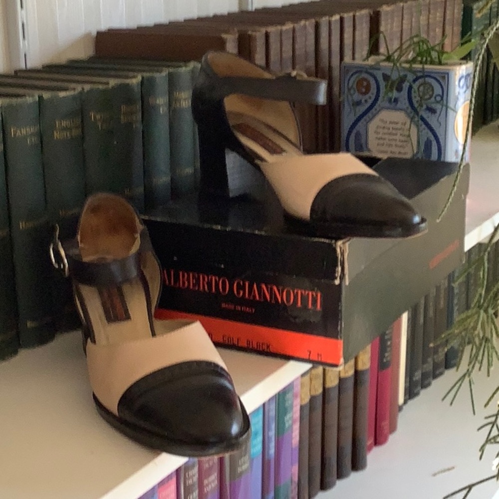 Vintage Italian spectator shoes